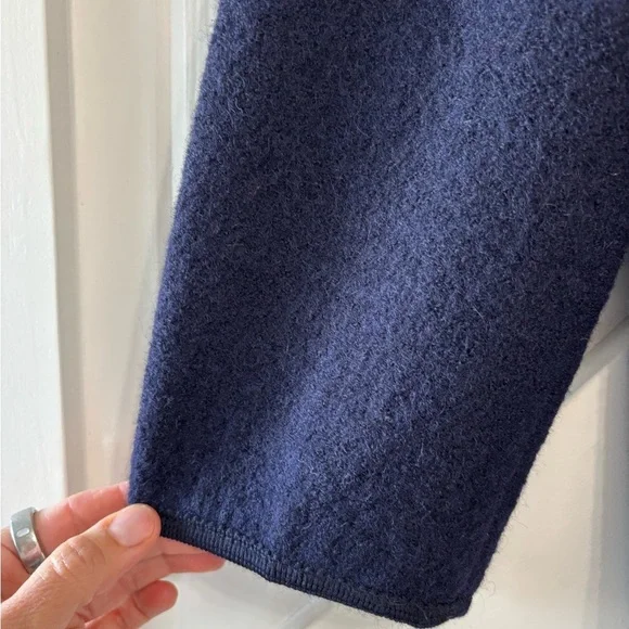 Moser Austria Boiled Wool Trachten Jacket Navy EU 48 Salzburg NWT - Picture 5 of 12